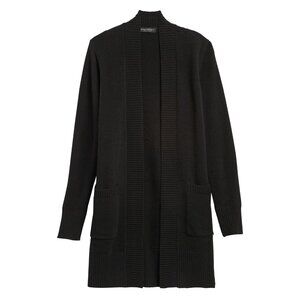 NWT Banana Republic Cashmere Long Cardigan Sweater in Black XS